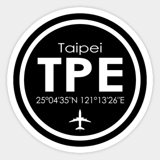 TPE, Taiwan Taoyuan International Airport Sticker